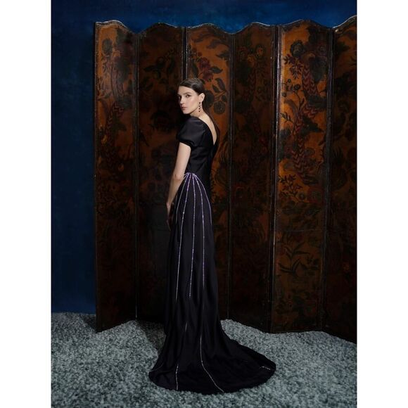 markarian maxine gown with crystal black US2 - Picture 3 of 11